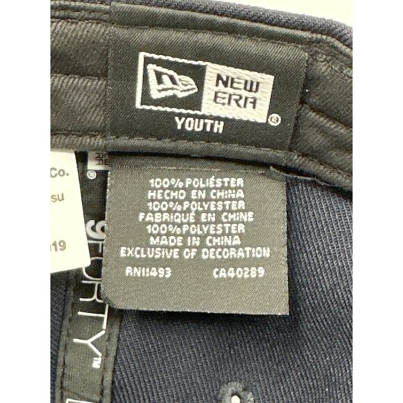 New Era 59FIFTY Youth Hat Boston Red Sox Fitted Navy Red Cap - Picture 3 of 9